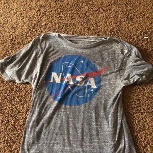 Washed grey NASA tee